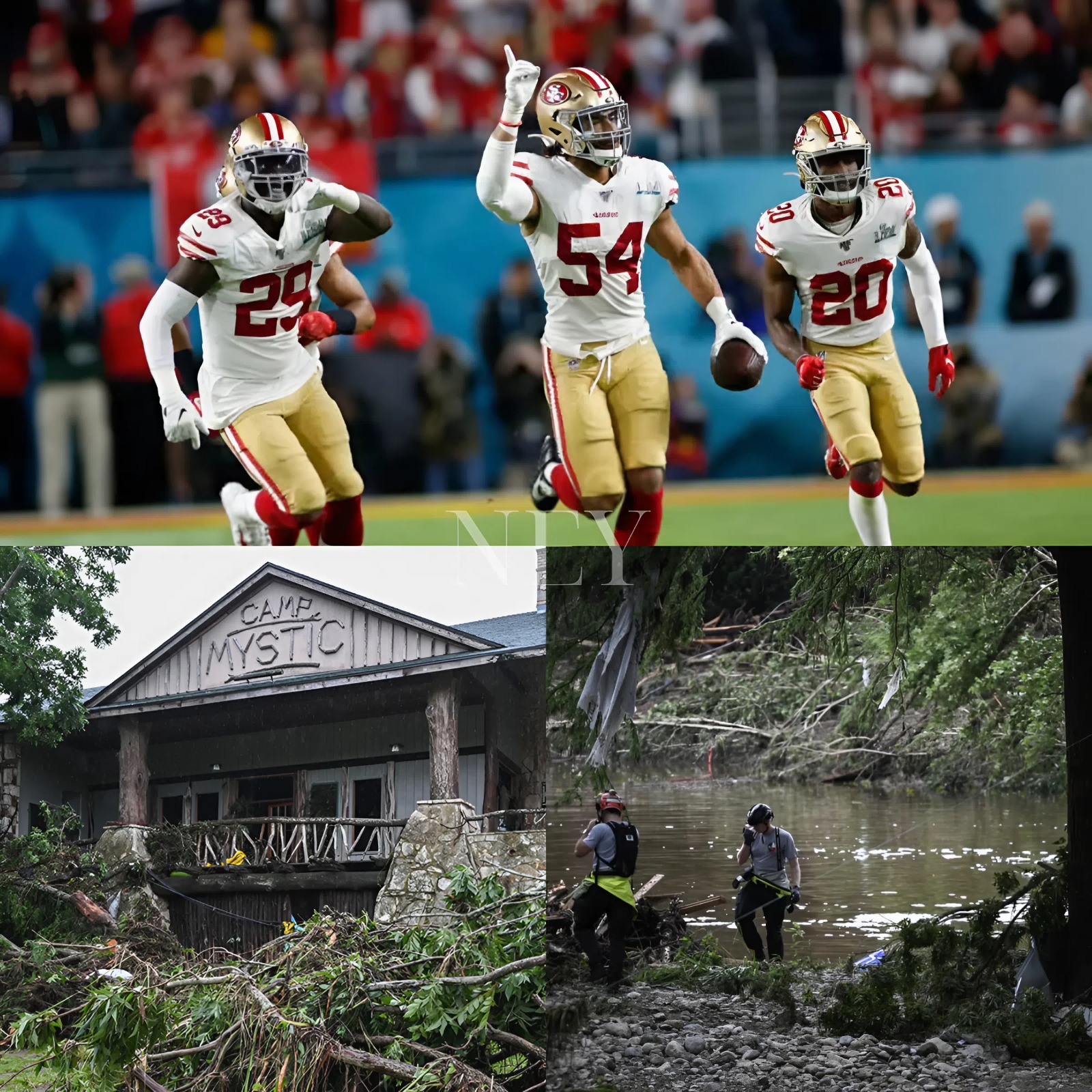After confirming that Camp Mystic and several other summer camps in the county suffered severe damage from the Texas flash floods, the 49ers announced they would directly support the reconstruction, fully equipping the facilities to compensate for the losses caused by the disaster, with total contributions exceeding 50 MILLION DOLLARS,... - ney