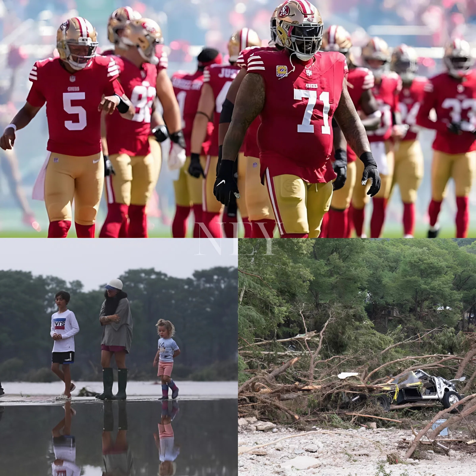 ALARMING ANNOUNCEMENT: San Francisco 49ers' pledge to take in orphaned kids in the aftermath of the Texas floods has reverberated across the NFL... - ney