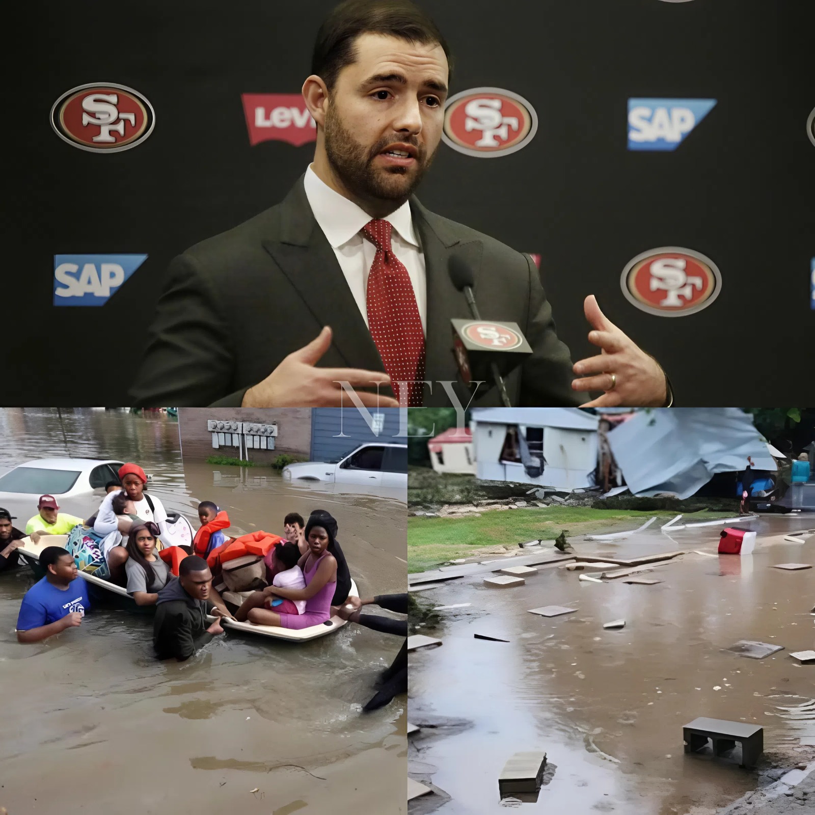 UPDATE: San Francisco 49ers CEO Jed York has quietly stepped in to help care for children orphaned or displaced by the catastrophic flooding in central Texas this past Sunday. His involvement helped fund emergency aid, reunification teams, and shelter services. Volunteers on the ground say some of the scenes inside the shelters are so emotional, they’ve brought even seasoned workers to tears... - ney