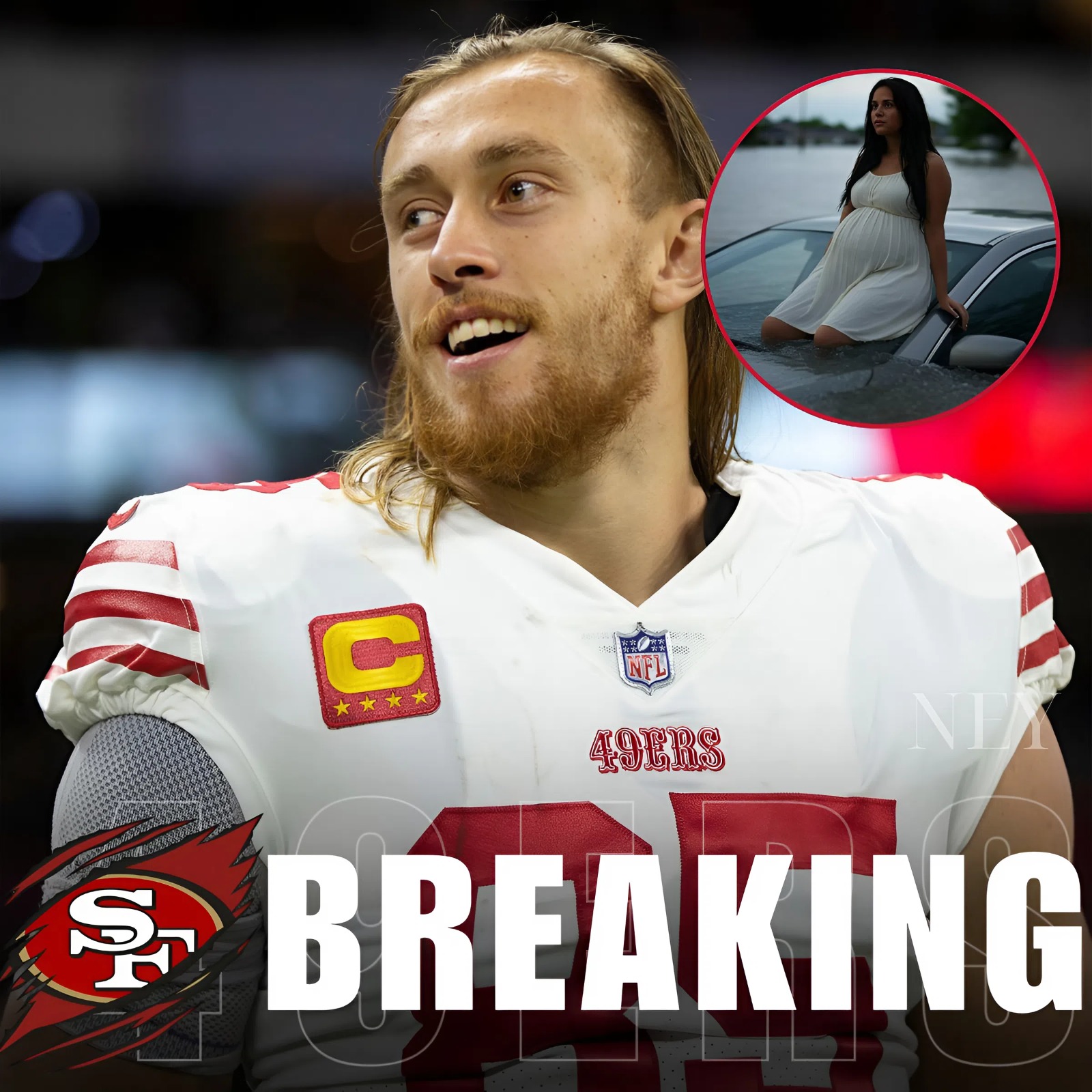 George Kittle discovered the story of baby Hope on social media, and it deeply moved him. Rather than focus only on immediate aid, the 49ers tight end pledged to fund Hope’s college education when the time comes. “We always talk about finishing strong and never giving up,” Kittle said. “This baby proved that before even learning to walk — she survived her first breath in a flood.” Kittle also hosted a fundraising event with 49ers fans, raising tens of thousands of dollars in under 48 hours to support the family and others affected by the flood. - ney