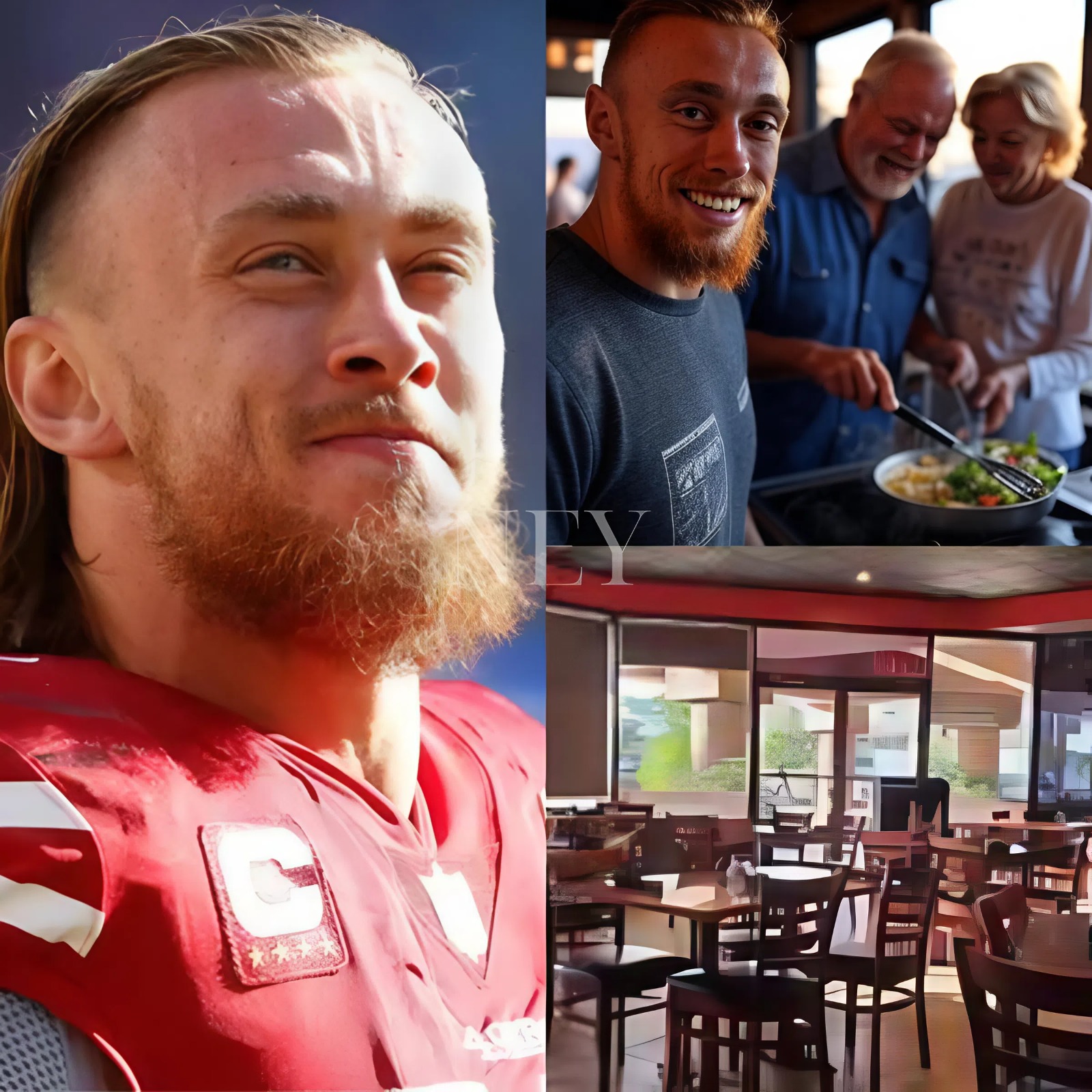 INSPIRING: George Kittle Saves Family-Owned Taqueria That Once Fed Him for Free — Turns It into a Sanctuary for the Homeless. Back in college, George Kittle was a regular at Rosa’s Taqueria in the Bay Area — where Rosa often let him eat on credit. When he heard the restaurant was closing, he quietly bought it. Today, Rosa still cooks, but now the meals go to 100+ unhoused residents every day in the Mission District... - ney