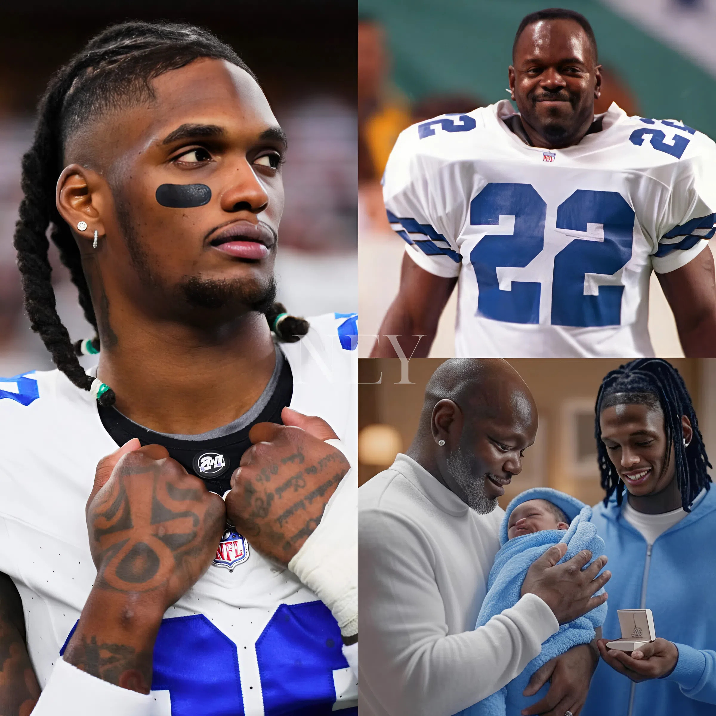 CeeDee Lamb GIFTS Emmitt Smith’s NEWBORN GRANDSON a $25K “COWBOYS LEGACY” PENDANT — Fans Say “This Baby’s Already Drafted!” .Qu – Media News 48