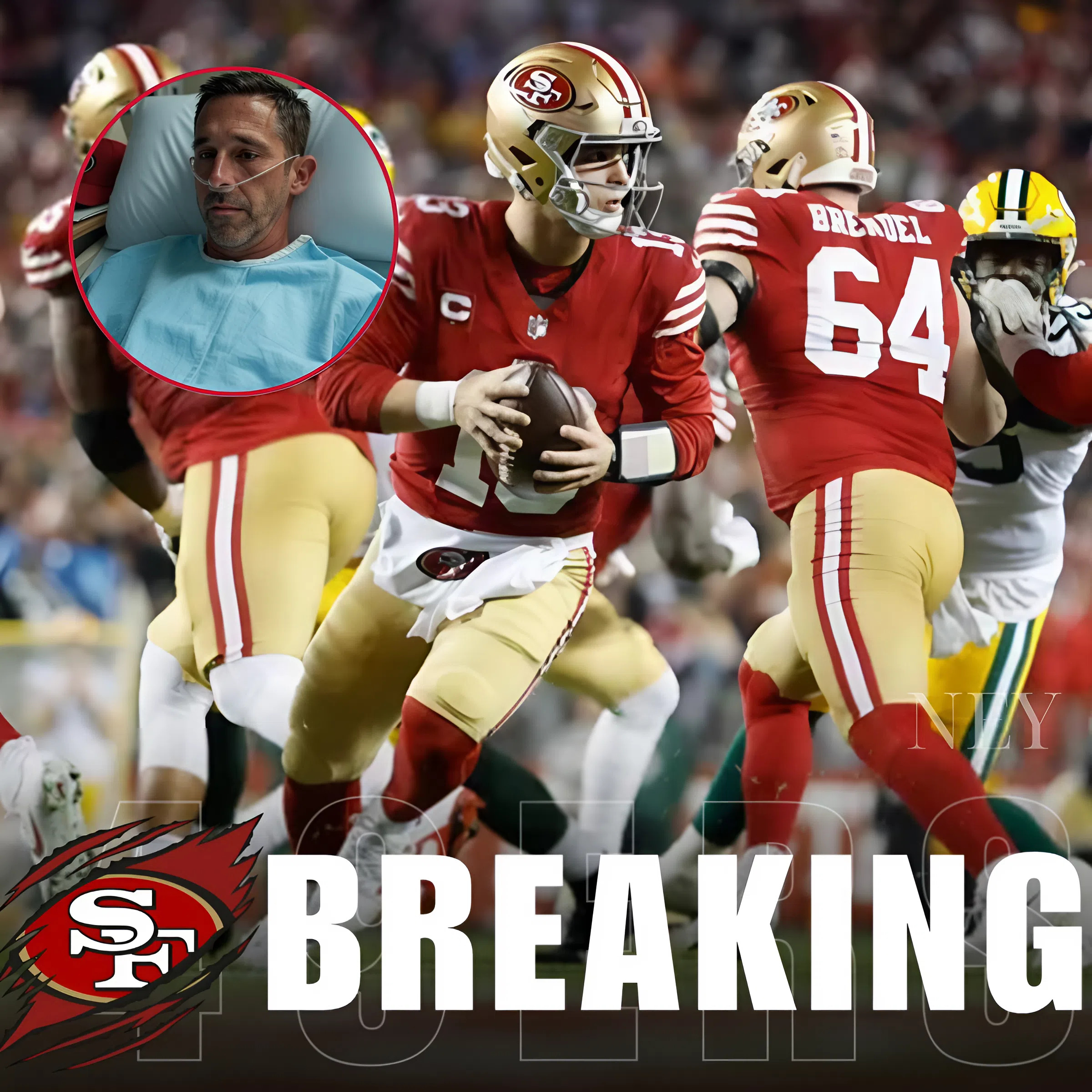 EXCLUSIVE: From the Hospital Room, 49ers Head Coach Issues Emotional Message to the Team and Faithful Fans — Opens Up About Health Battle and Reinforces Commitment to the Season Ahead... - ney