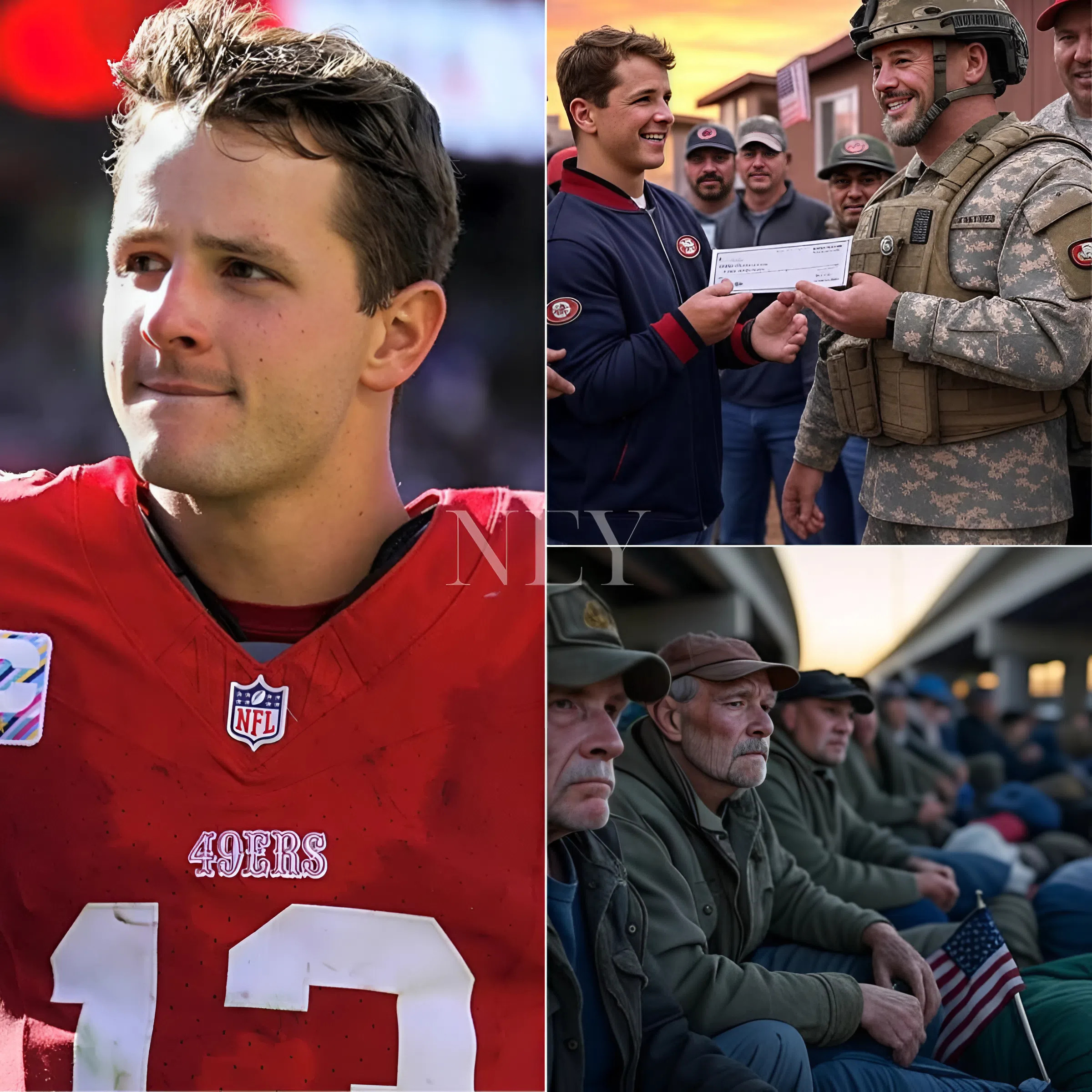 “I’m not chasing trophies. I’m trying to build something that lasts — and not everything worth building gets televised.” While the Bay Area celebrates another winning season, Brock Purdy has been quietly working behind the scenes — investing $9 million in transitional housing for homeless veterans and single-parent families across Northern California. No interviews. No logos. Just shelter, dignity, and a new beginning — handed over one home at a time. Why didn’t the 49ers QB ever mention it? And what exactly happened during a visit to one shelter that made him tear up in silence?... - ney