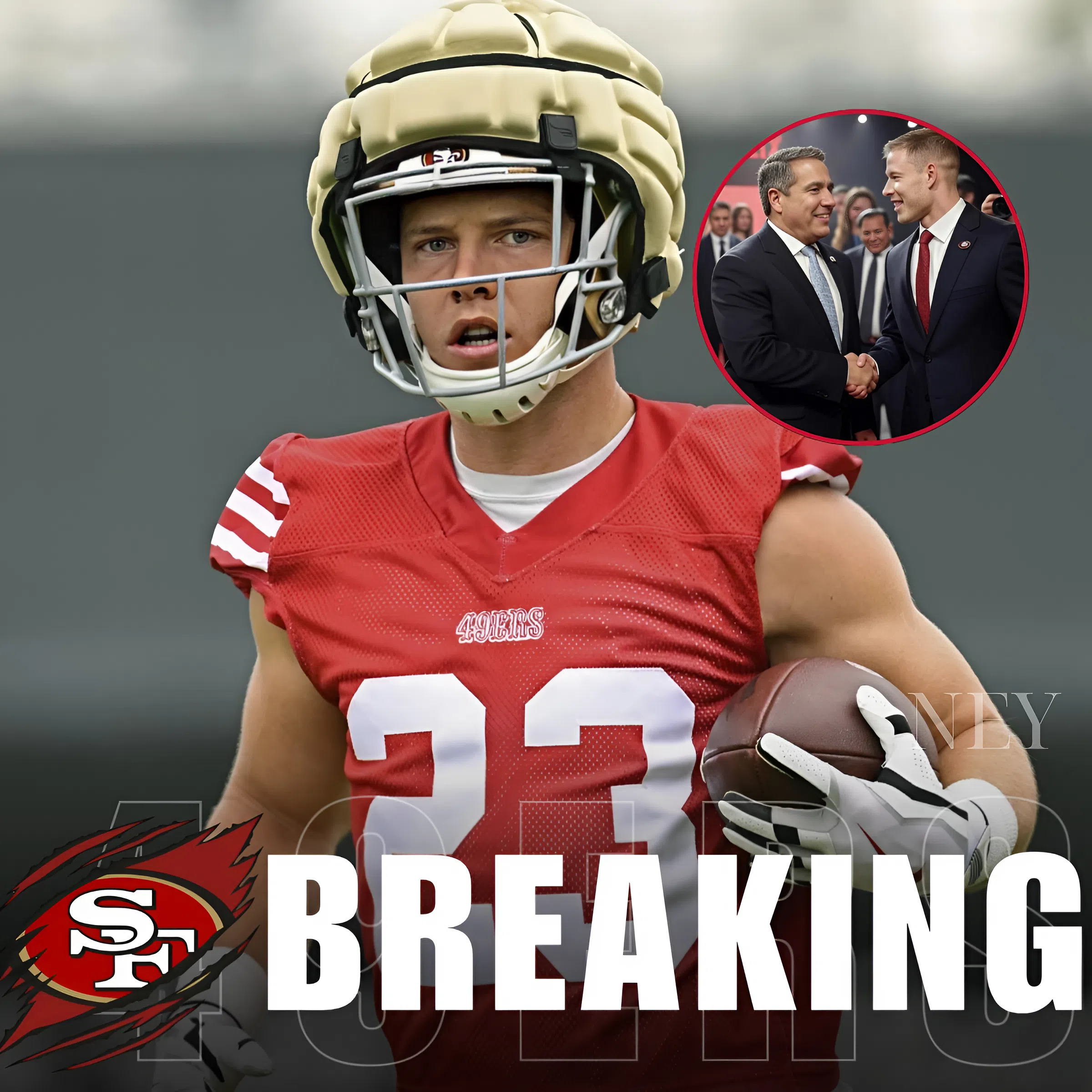 BREAKING: 49ers star Christian McCaffrey lands $150 million Netflix deal — setting a new bar in athlete storytelling. But what touched people most wasn’t the money, but the meaning: he quietly funded pediatric cancer research in his hometown. “I was just a boy with a ball and a dream. Not all victories happen on the field.” In the spotlight, he stepped aside — so someone else could find the light."... - ney
