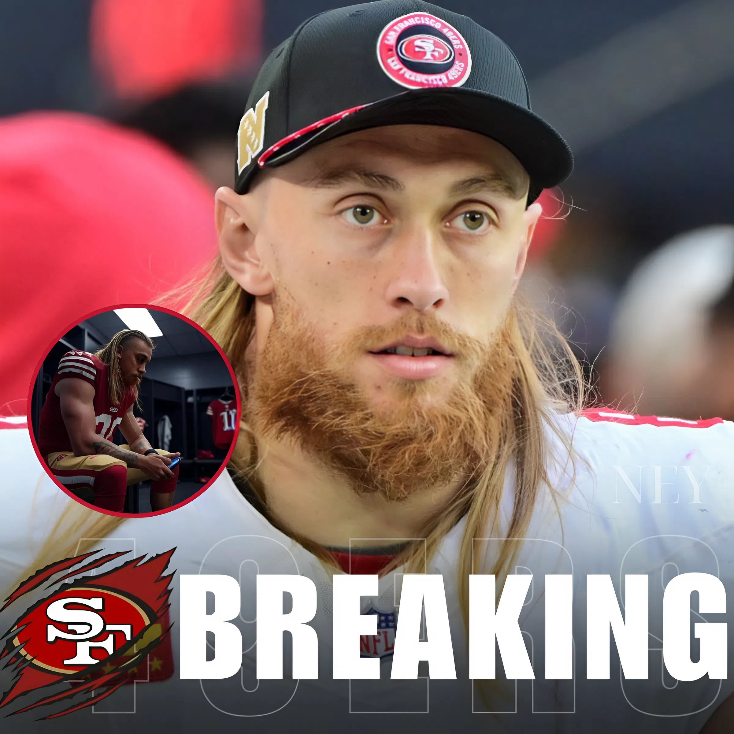 San Francisco 49ers star tight end George Kittle shocked fans and organizers alike by canceling a highly anticipated charity event just hours before it began. The official reason given? "Personal matters." But insiders are whispering about a sudden team meeting behind closed doors — and the timing couldn’t be more suspicious. Was it really just personal… or is something brewing inside the 49ers locker room?... - ney