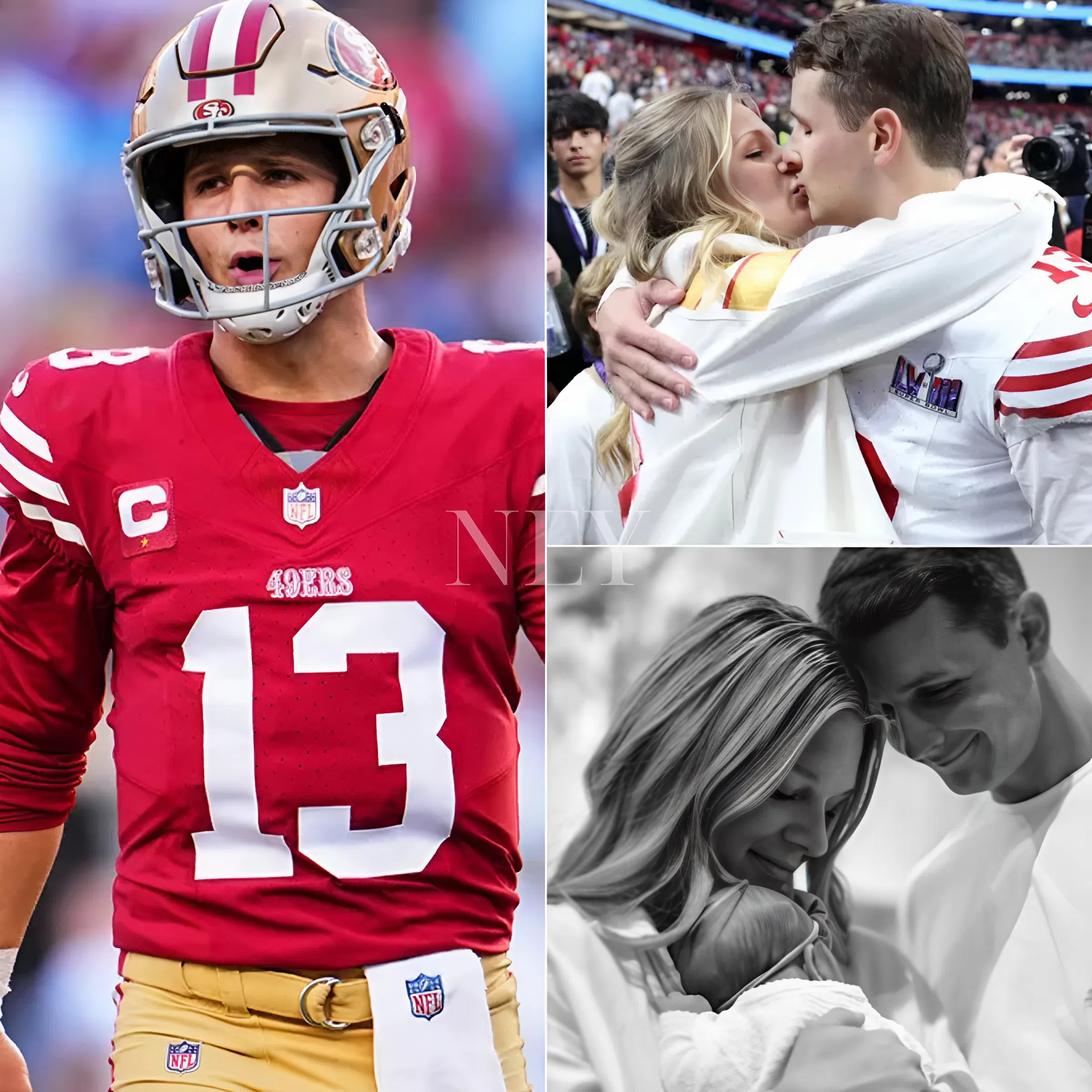 Amid the pressure of the field and the spotlight, Brock Purdy just experienced the most important moment of his life — and it didn’t happen during a game. On a quiet morning, he and his wife welcomed their first child, far away from cameras and headlines. But what touched people the most wasn’t just the news itself, but the very first words Brock whispered to his baby when they placed the child in his arms. Someone close to the family captured that exact moment — and what he said has left millions in tears... - ney