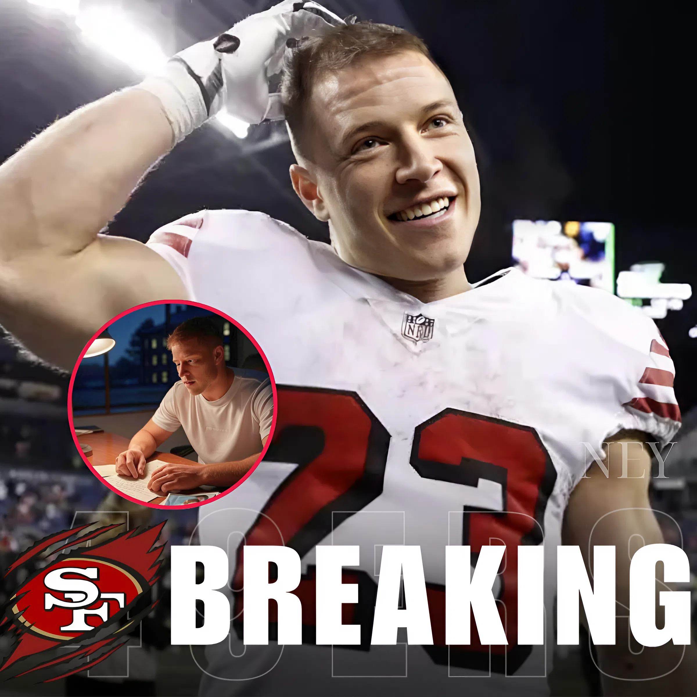 THE MOMENT NO ONE KNEW ABOUT: Years ago, Christian McCaffrey lost $70,000 to what seemed like a scam — and let it happen. He knew the plea was false, but he also knew a 12-year-old boy was trying to save his sister’s life. Rather than press charges, McCaffrey sent something else… something far more powerful than money. What he wrote in a note left everyone speechless — including the officers who read it... - ney