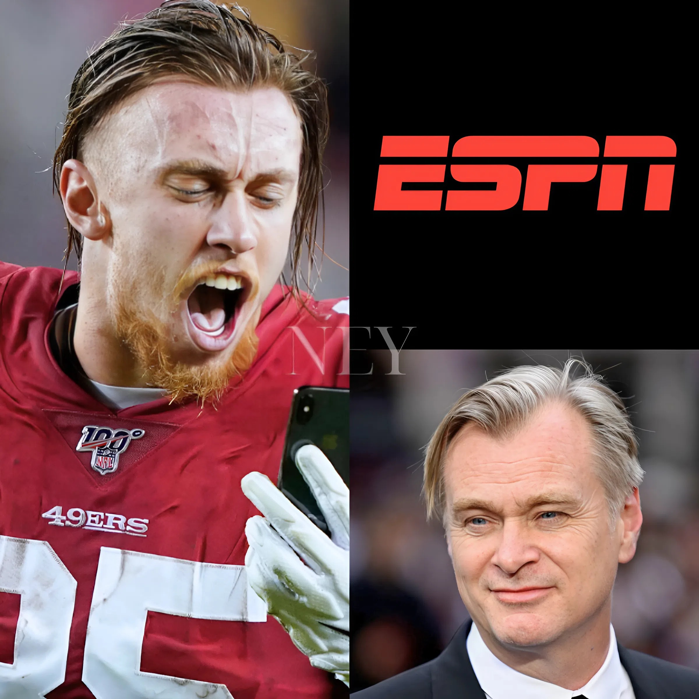 ESPN has CANCELLED George Kittle's 8-part documentary with Christopher Nolan, AND... - ney