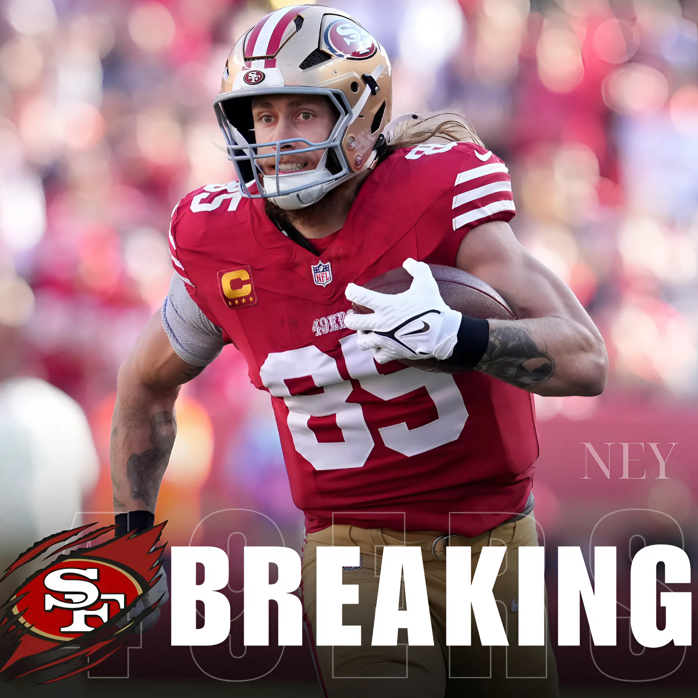 DRAMA IN SAN FRANCISCO: George Kittle has sent a clear, uncompromising warning to the 49ers’ management: “Sign that player, and I’m packing my bags.” Sources claim George Kittle’s frustration stems from ongoing negotiations with a controversial veteran whose style might disrupt Kyle Shanahan’s offensive rhythm. The statement has rattled the faithful at Levi’s Stadium, sparking intense debate over loyalty, strategy, and team chemistry. Shanahan didn’t shy away from the matter, issuing a calm but pointed response that “the team’s vision comes before individual preference.” With the season opener looming, the question is whether this is a passing storm — or the start of a major shift in San Francisco’s power dynamic... - ney