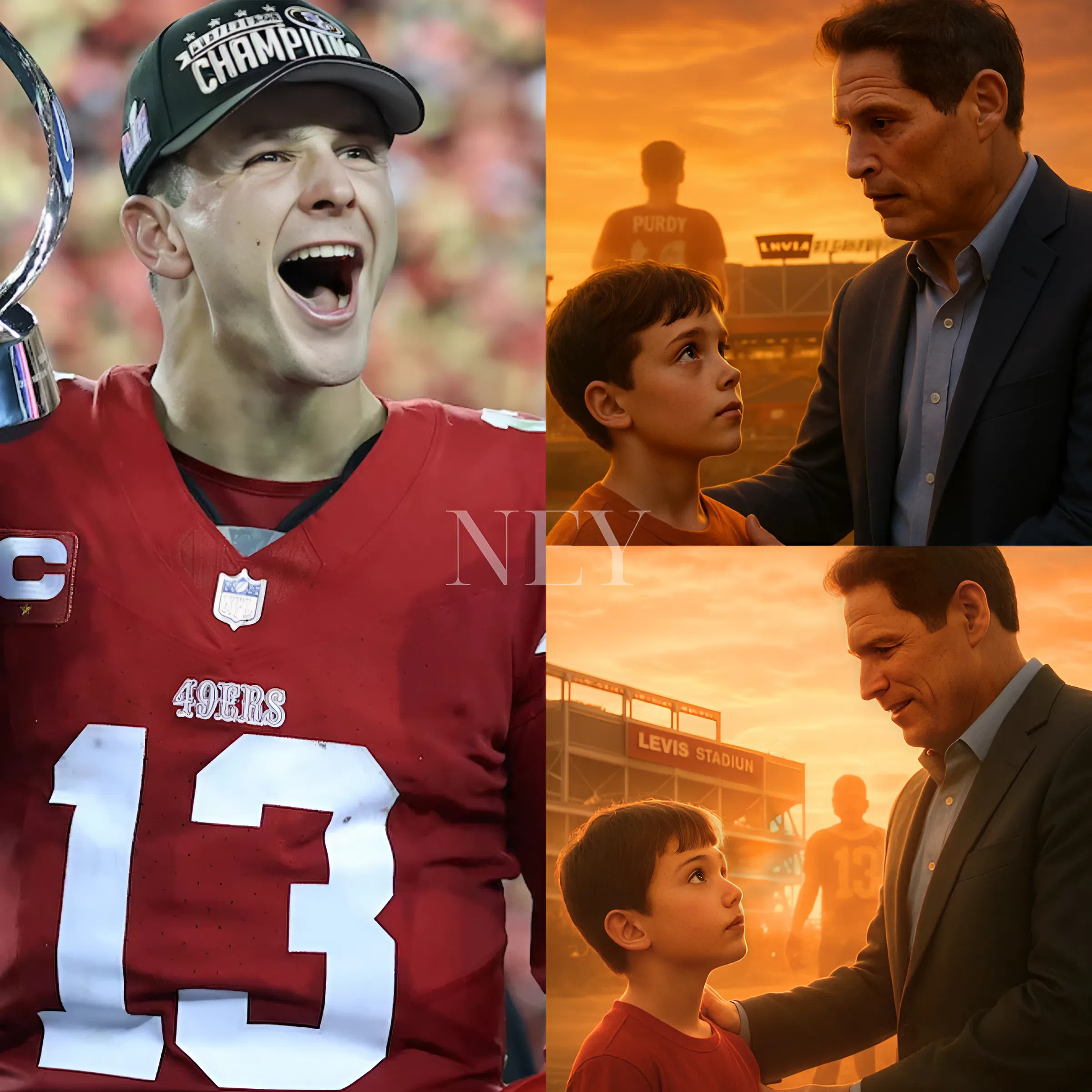 LATEST NEWS: "I’m not here for an autograph... I just want to look you in the eye.” — the moment 10-year-old Brock Purdy stood before Steve Young, it wasn’t glory he wanted — it was a connection. Fifteen years later, that look found its way back — wrapped in a dream the 49ers have carried for generations... - ney