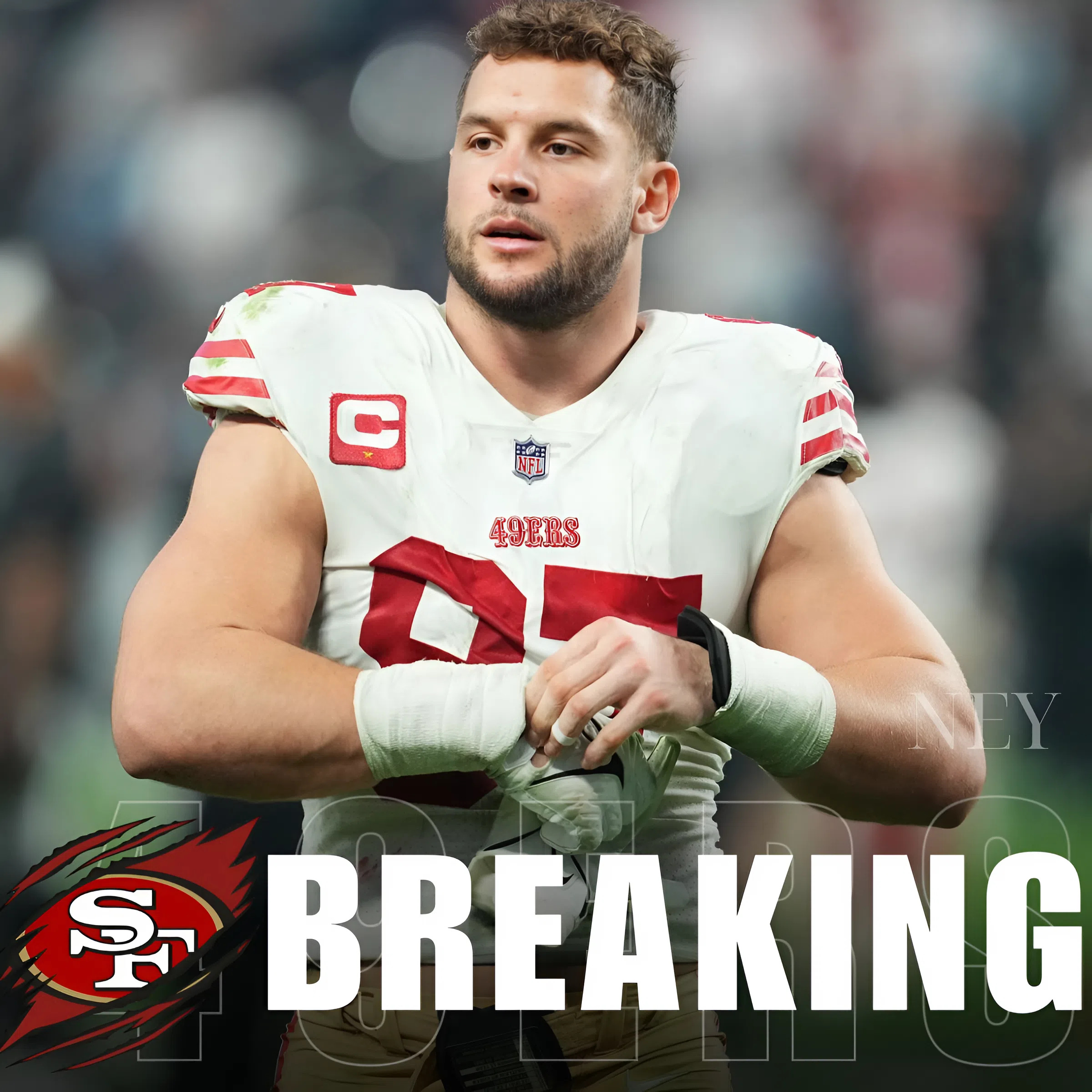 BREAKING: Nick Bosa Turns Down $15 Million Tech Deal over “Disrespect Toward Military Veterans” — Fans Applaud His Bold Stance. A top Silicon Valley firm approached Nick Bosa with a massive endorsement offer for 2025—but he walked away. “They wave the flag in ads, but ignore veterans sleeping on sidewalks two blocks from their headquarters,” Bosa said. He chose principle over paycheck—and fans are calling it one of the most powerful moves by a 49ers player in years... - ney