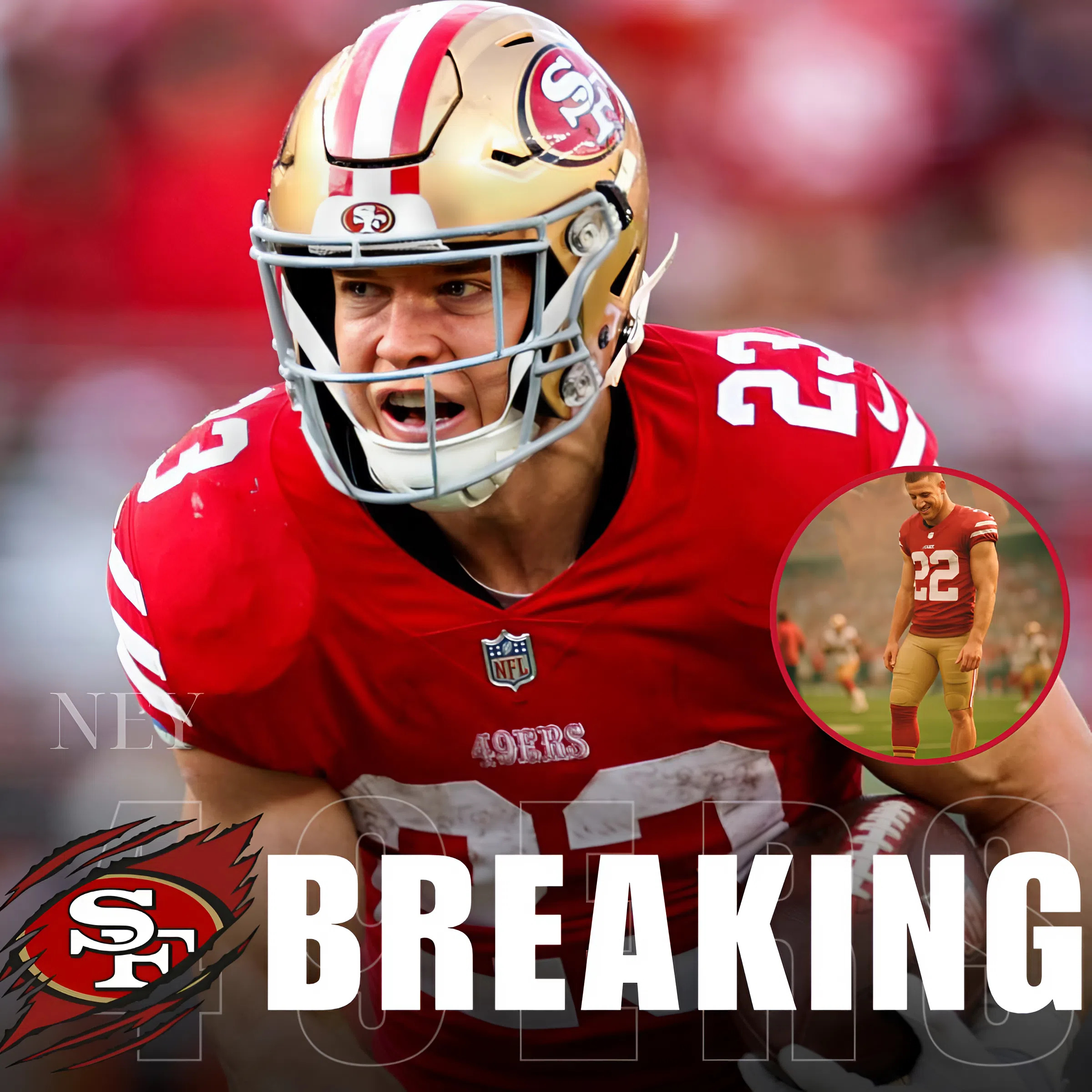 BREAKING NEWS: Christian McCaffrey showed up today with one mismatched sock in red and yellow — the other plain white. When asked why, he just looked down and smiled. ‘He was my hero first,’ he said quietly. Nobody expected CMC to explain how Hulk Hogan shaped his entire mindset... - crisss